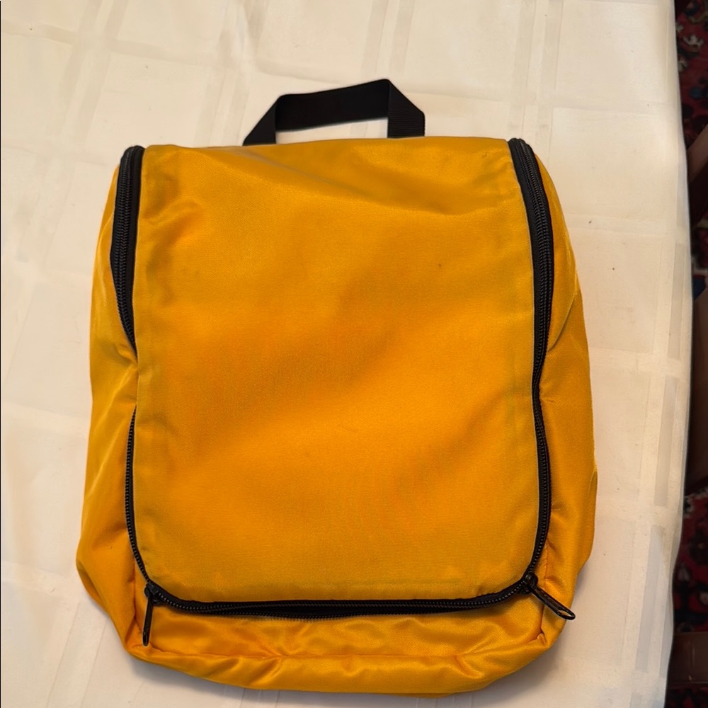 yellow LL Bean large Travel kit